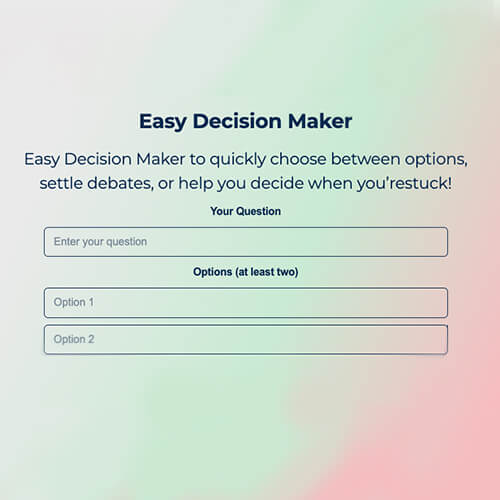 decision maker